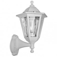 Φωτιστικό Φανάρι Επίτοιχο με ντουί E27 Polycarbonate Λευκό IP44 9-380